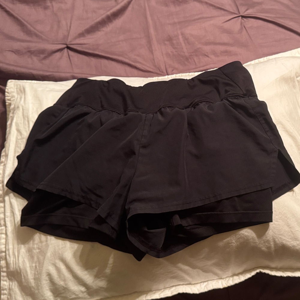 Champion Black Women's Shorts with built-in shorts